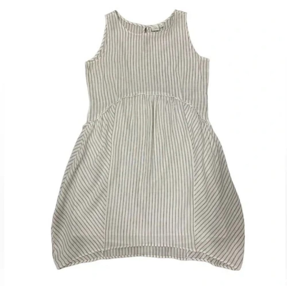 Lucy & Laurel - Striped Linen Summer Dress - Size XS